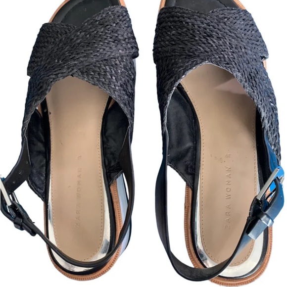 Zara braided sandals Woman size 8.5 - Picture 6 of 9